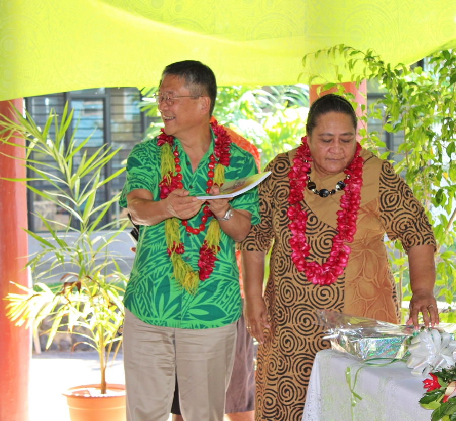 Japanese Ambassador to Samoa, Tuimaugaoalii Kazumasa Shibuta