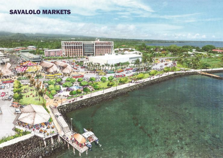 Apia Waterfront Plan Savalalo Markets